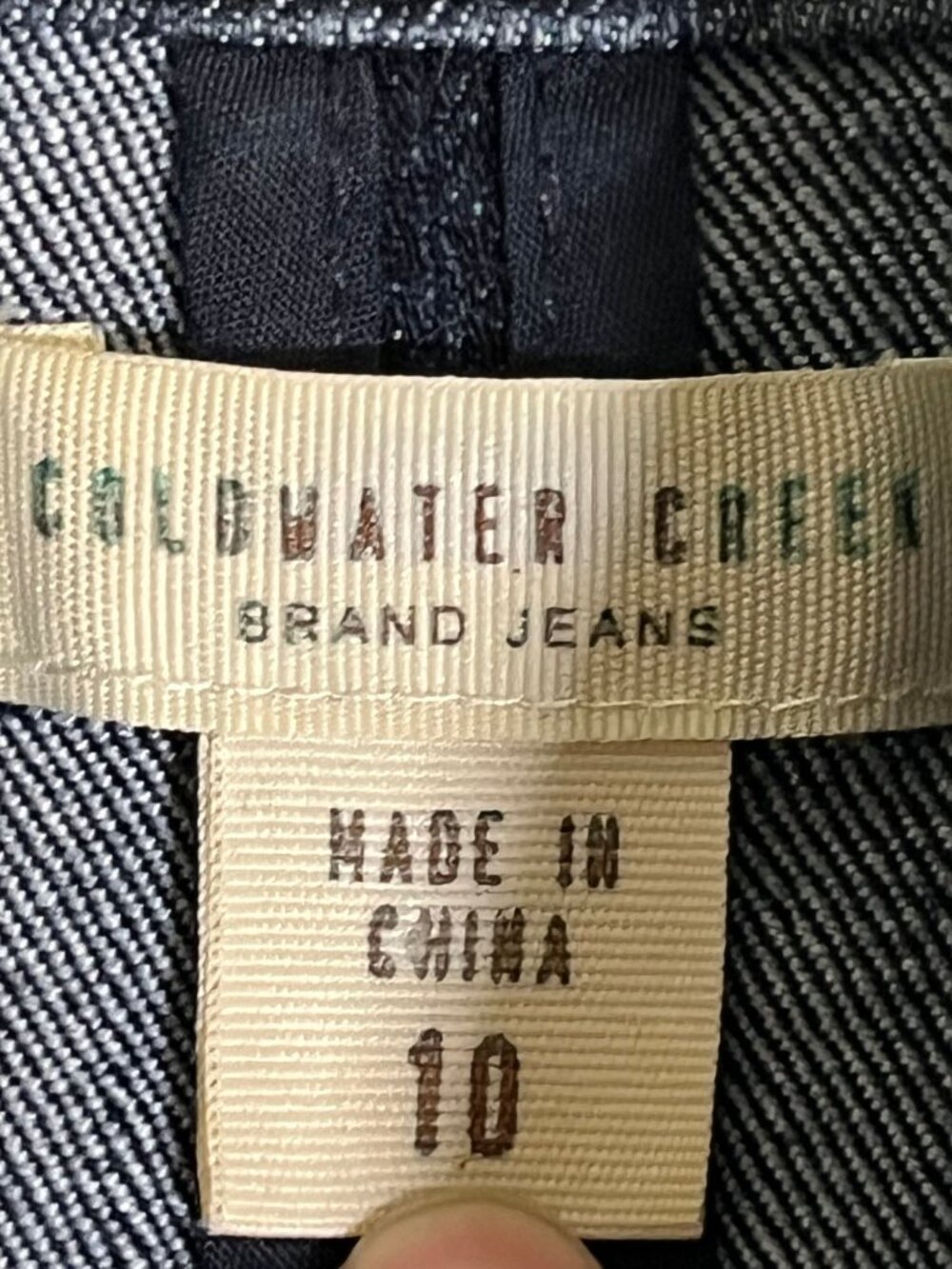Coldwater Creek Denim Jacket 10 Western Snaps Concert Festival Cowgirl Rodeo 90s - Picture 3 of 11